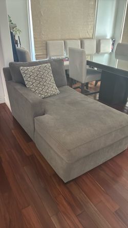 Grey sectional