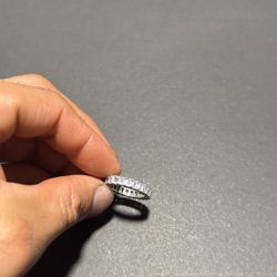 Iced Out wedding band