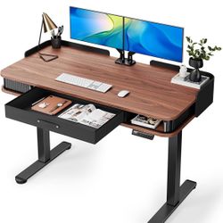 Pre-assembled Marsail Electric Standing Desk - New — Minor Dings On Corners