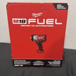 New Milwaukee M18 Fuel 1/2 High Torque Impact Wrench