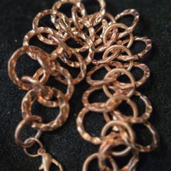 vintage solid copper bracelet