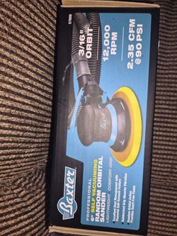 Baxter professional 6" self vacuuming sander