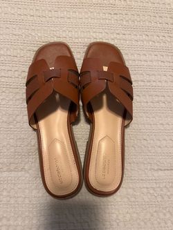 Liz Claiborne brown sandals