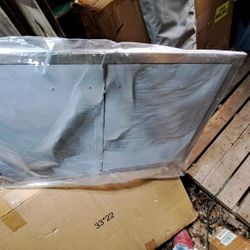 Stainless steel doors and a frame