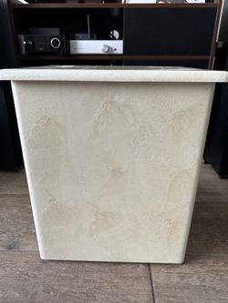End Table | Coffee Table | Faux Marble Table