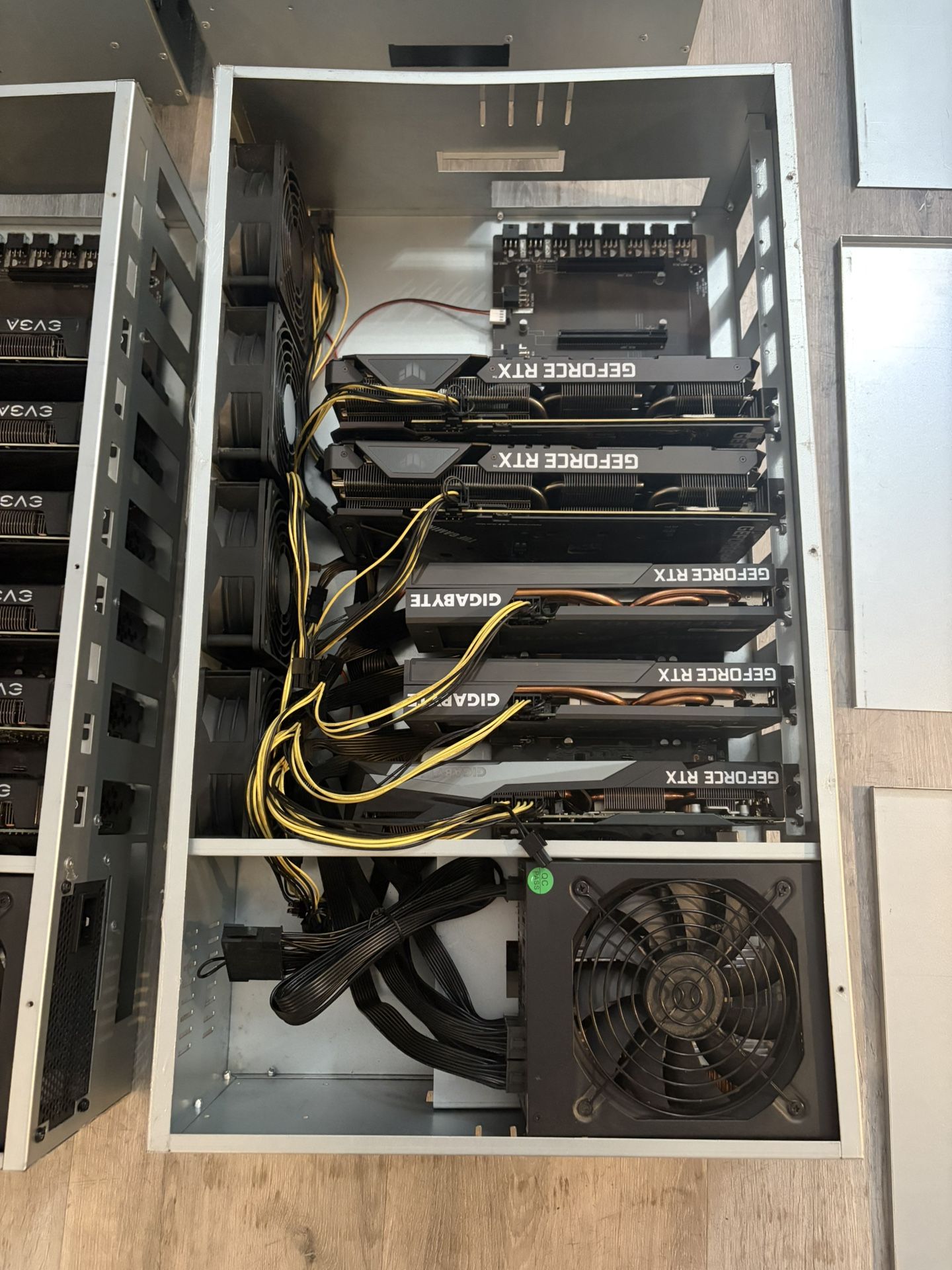 Ready 2 Go Complete 22 GPU Mining Farm Plug And Play - $12,000 (sacramento)