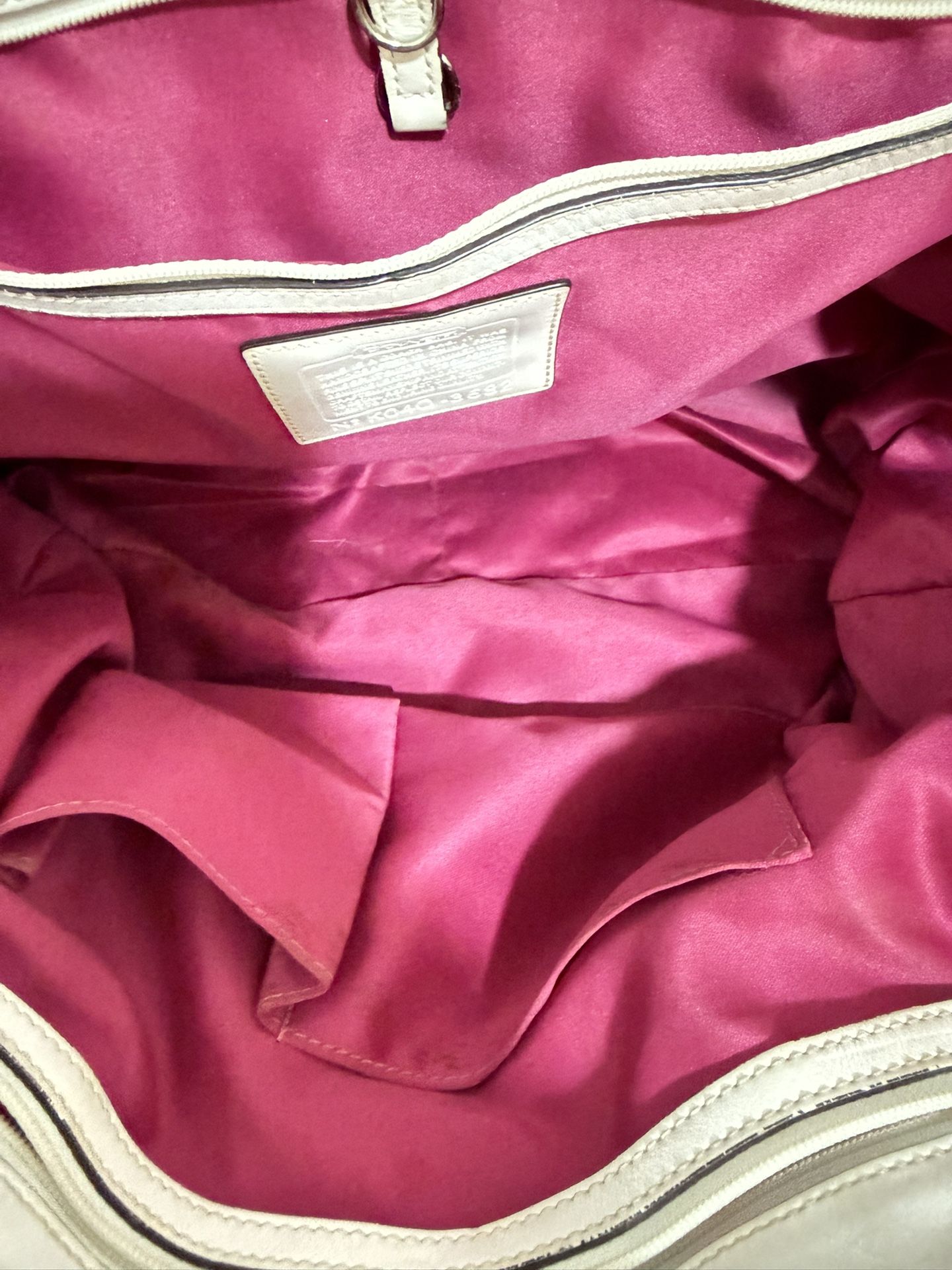 Coach Limited Edition Suede Tote Multicolor Pinks