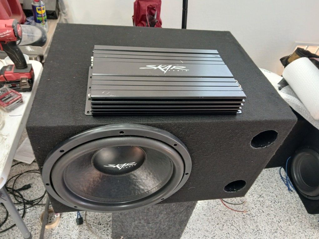 Skar Audio 15" Subwoofer With SKv2 1500w Amplifier