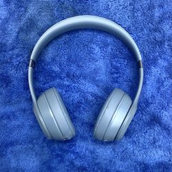 Beats By Dre Solo 4 Headphones Over The Head Band Wireless Bluetooth Apple Blue Foldable Music Audio Noise Cancellation Earphones 