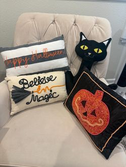 Halloween Decorative Pillows Set of 4