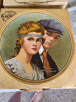 Rediscovered Women Norman Rockwell 12 Plate Set