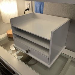 Mail/Paper Organizer With Drawer