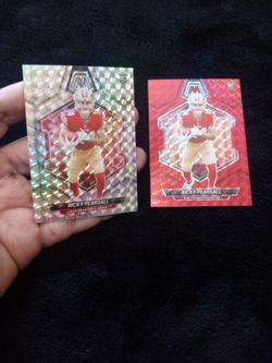 San Francisco 49ers Ricky Pearsall Red Mosaic Rookie Card Set