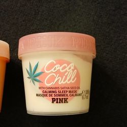 Pink. Coco Chill  Sativa Seed Oil Sleep Mask