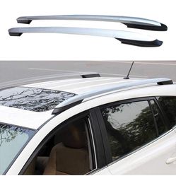 Roof Rack for 2013-2018 Toyota RAV4 Roof Side Rails Luggage Rack Silver