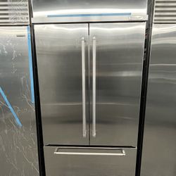 2023 Built In Kitchen Aid French Door 42 Inch Refrigerator 