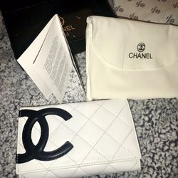Authentic Chanel Black Saffiano Leather CC Logo Large Flap Bag Wallet for  Sale in San Jose, CA - OfferUp