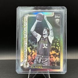 🔥 2025 Topps Cooper Flagg RC – Target Exclusive BLACKOUT Parallel 🔥