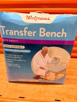 Walgreens Bath Safety Transfer Bench