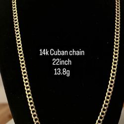 14K Cuban Chain 