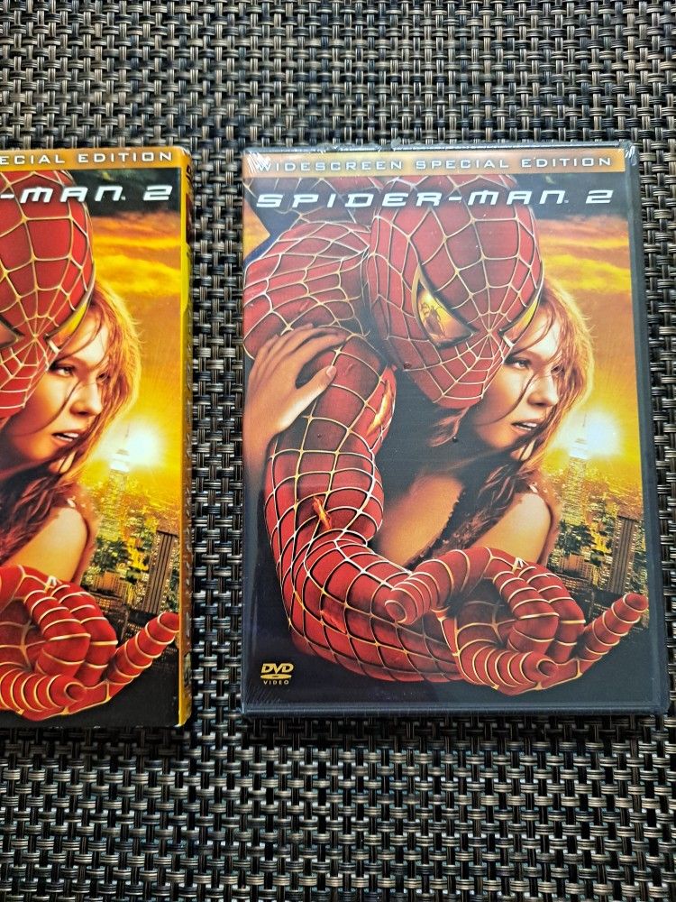 SPIDERMAN 2 -DVD FACTORY SEALED WIDESCREEN SPECIAL EDITION(2004) 2 Disc's