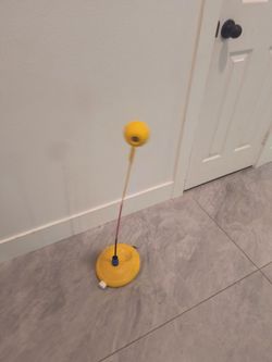 Portable Tennis topspin trainer