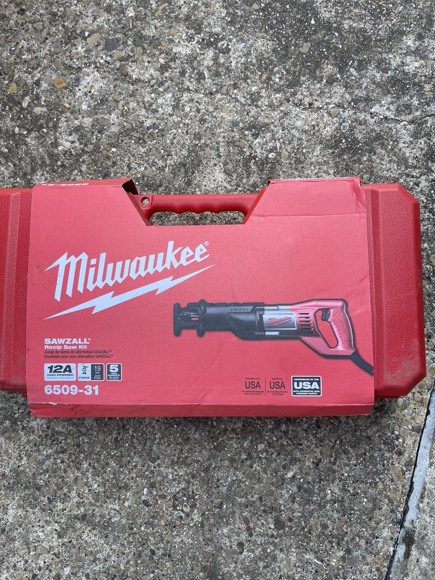 Milwaukee 12a sawzall sale