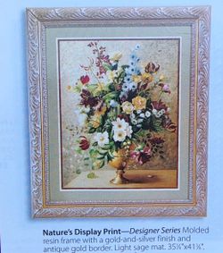 Home interiors framed artwork