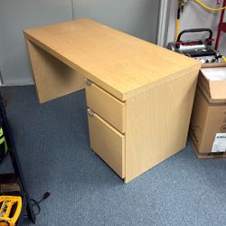 Tan Work Desk 