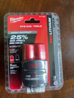 Milwaukee M12 2.5 Battery