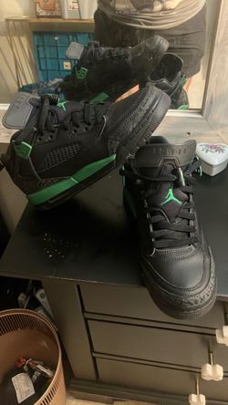 Air Jordan Spizike Black Green Sneakers