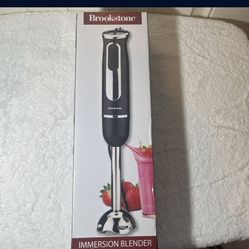 Brookstone Immersion Blender — Brand New in Box — $20  Price $20  Category Home & Garden → Small kitchen appliances  Condition New (in box)  Photos /m
