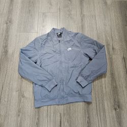 Nike Grey Bomber Jacket Mens Size Small