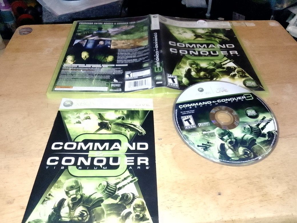 Xbox 360 Game Command & Conquer 3 Tiberium Wars