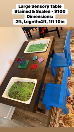 Kids Sensory Tables