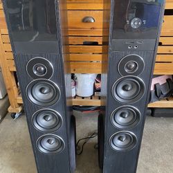 Rockville Tower Speakers With Subwoofer 