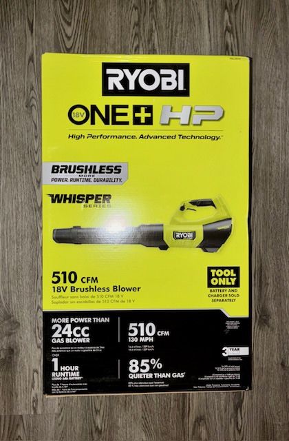 RYOBI 18V ONE+ HP Brushless Cordless 130 MPH 510 CFM Leaf Blower (Tool Only)