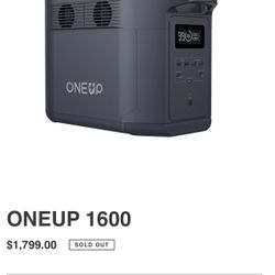 Oneup Generator And Solar Panels 
