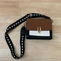 Mini handbags/ purse black and brown crossbody