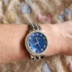 Bulova Phantom, Ladies Womens Watch, Blue, Quartz