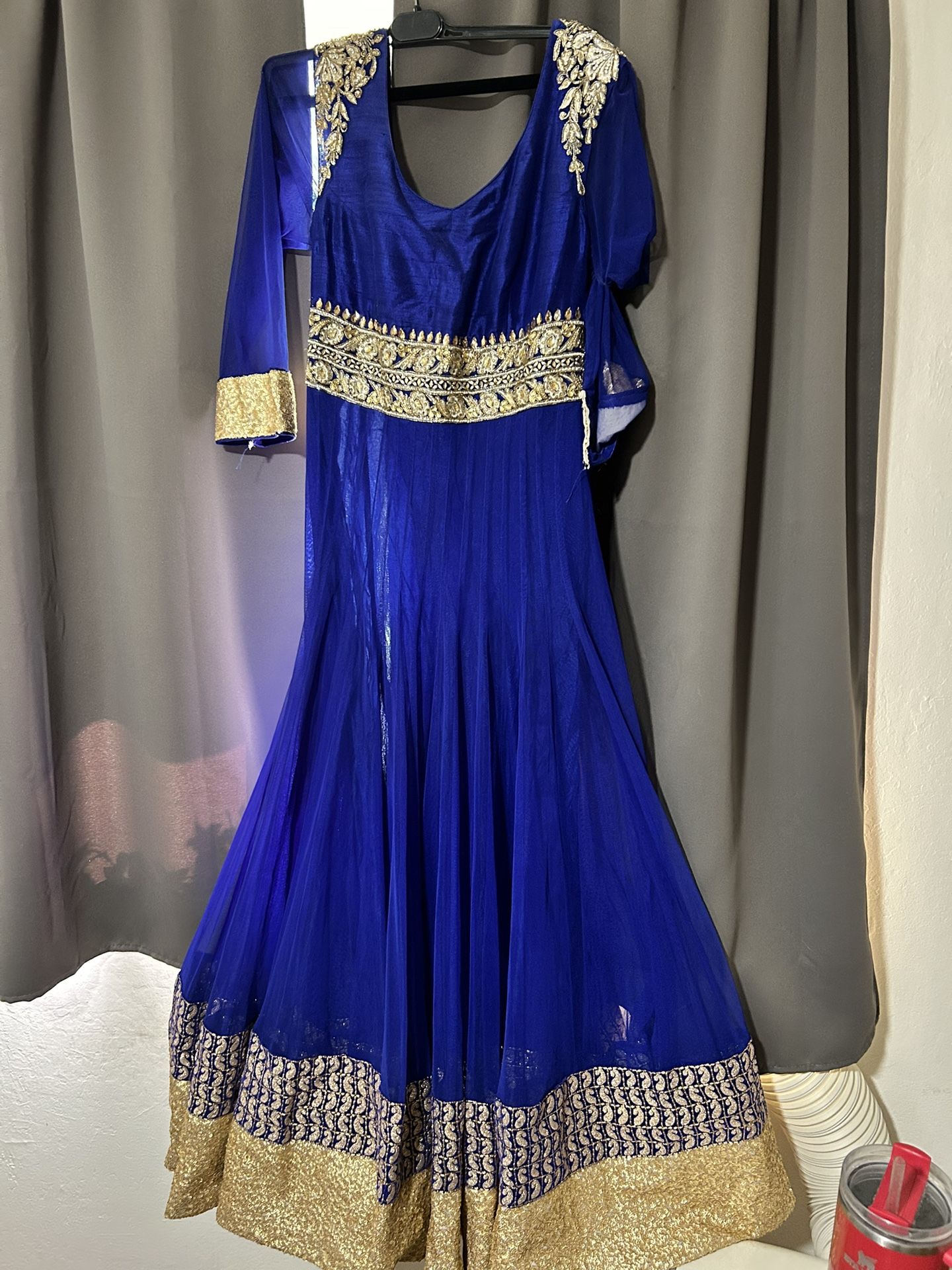 Indian Style royal blue dress
