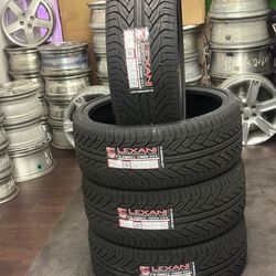 275/30/24 new tires Lexani set of 4