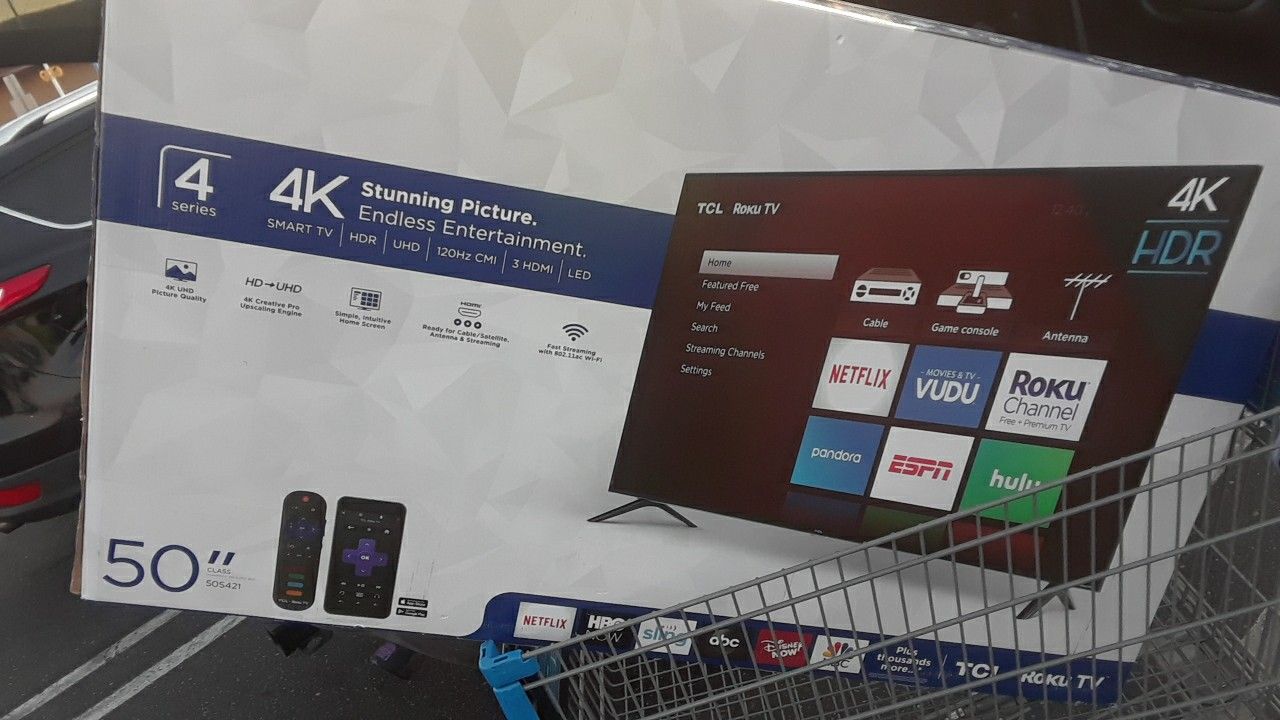 4k Smart T.V 50"