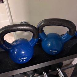 Yes4All Vinyl Kettlebell Set