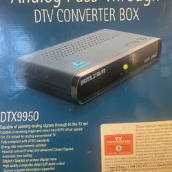 Analog Pass Through Dtv Converter Box