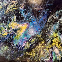 Liquid Art Large Canvas 