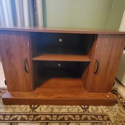  Wooden TV Stand with storage 