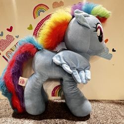 MY LITTLE PONY LARGE RAINBOW DASH PLUSH - 17 INCH