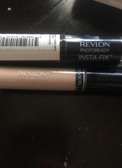 Revlon color stay concealer and Revlon insta fix photo ready foundation stick