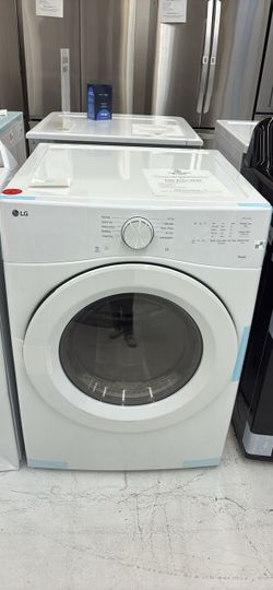 OPEN BOX LG 7.4 cu. ft. Smart Front Load Electric Dryer with Sensor Dry Was$1049